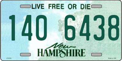NH license plate 1406438