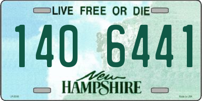NH license plate 1406441