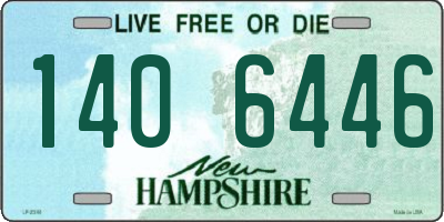 NH license plate 1406446