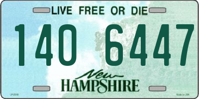 NH license plate 1406447