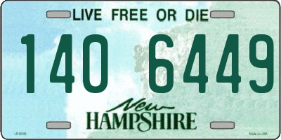 NH license plate 1406449