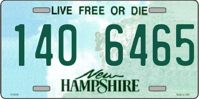 NH license plate 1406465