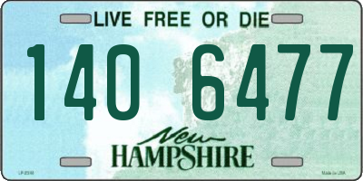 NH license plate 1406477