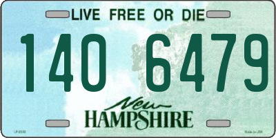 NH license plate 1406479