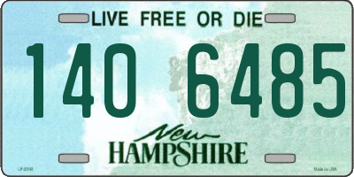 NH license plate 1406485