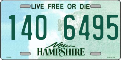 NH license plate 1406495