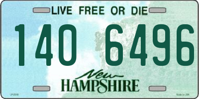 NH license plate 1406496