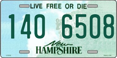 NH license plate 1406508