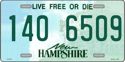 NH license plate 1406509