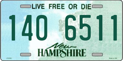 NH license plate 1406511