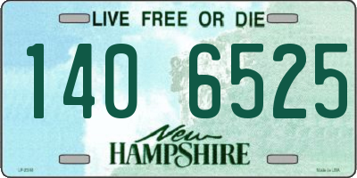 NH license plate 1406525