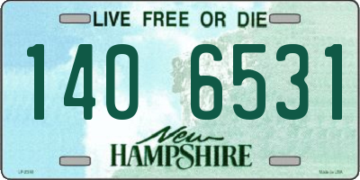 NH license plate 1406531