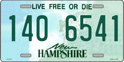 NH license plate 1406541
