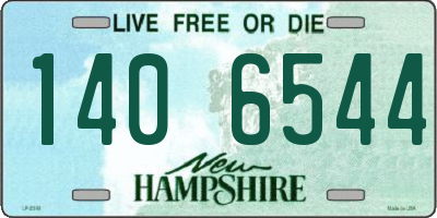 NH license plate 1406544