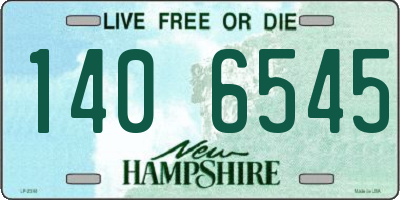 NH license plate 1406545