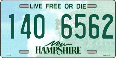NH license plate 1406562