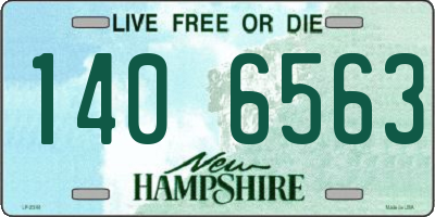 NH license plate 1406563
