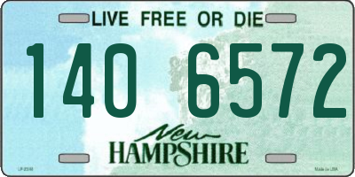 NH license plate 1406572