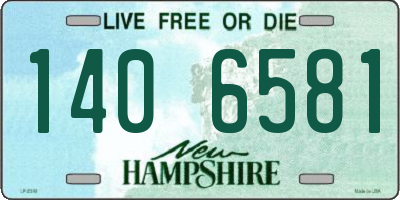 NH license plate 1406581