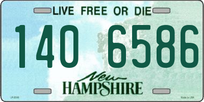 NH license plate 1406586
