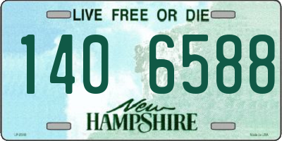 NH license plate 1406588