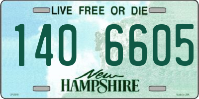 NH license plate 1406605