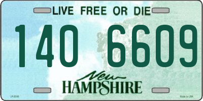NH license plate 1406609
