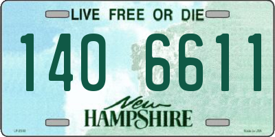 NH license plate 1406611