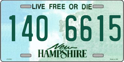 NH license plate 1406615