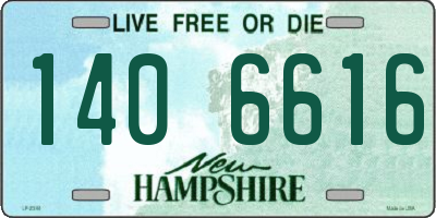 NH license plate 1406616