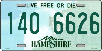 NH license plate 1406626