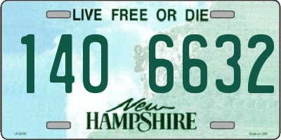 NH license plate 1406632
