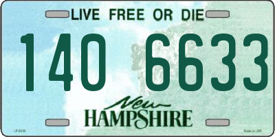 NH license plate 1406633