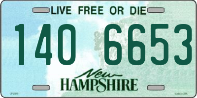 NH license plate 1406653