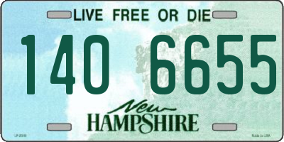 NH license plate 1406655