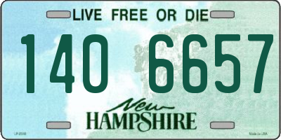 NH license plate 1406657
