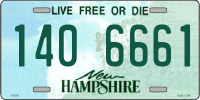 NH license plate 1406661