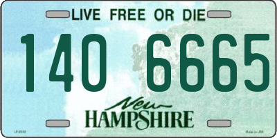 NH license plate 1406665