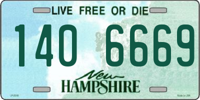 NH license plate 1406669