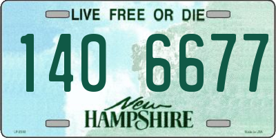 NH license plate 1406677