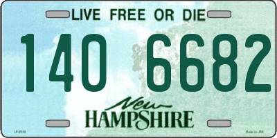 NH license plate 1406682