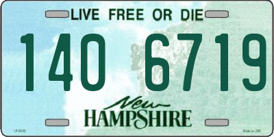 NH license plate 1406719