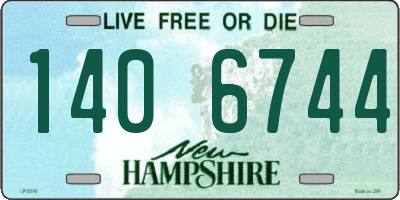 NH license plate 1406744