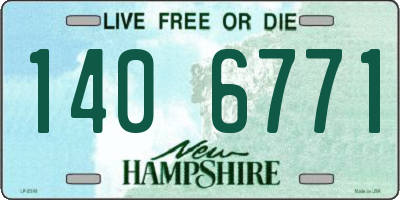 NH license plate 1406771