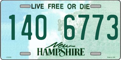 NH license plate 1406773