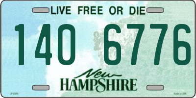 NH license plate 1406776