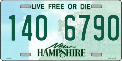 NH license plate 1406790