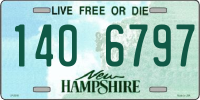 NH license plate 1406797