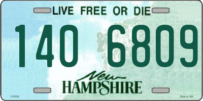 NH license plate 1406809