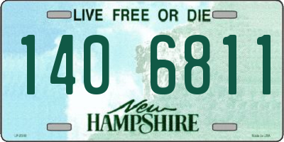 NH license plate 1406811